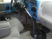 custom 7 inch extender hurst short throw shifter painted interior