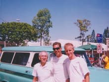 Grandpa, Dad, myself in 2002 with the Bus