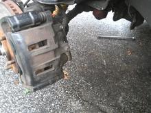 replacing front left lower control arm