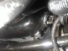 blown oil pan