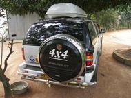 Carrier adapted easily from a Land Cruiser and looks good