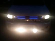 When I had my Westin Safari Light bar installed and my two 5" KC HiLites installed, plus my Glowproled Blue grille lights
