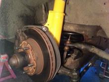 Koni yellow shocks 1.5" Lowering Eibach Prokit