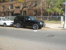 Blazer sitting on the block here