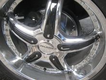 My 20" RIMs with Cross drilled and slotted rotors all the way around