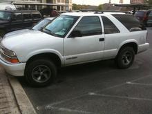 my 2000 2wd chevy blazer S10