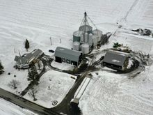 My parents place & also the home-base for our drainage business