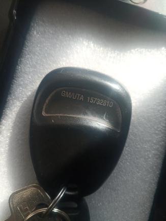 Keyfob as stated above