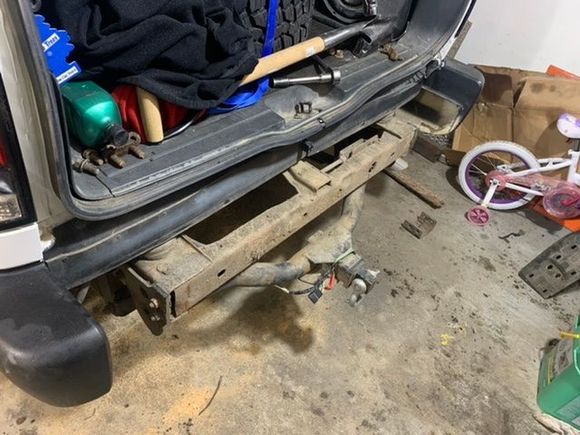 All cut off not the brackets can be bolted on