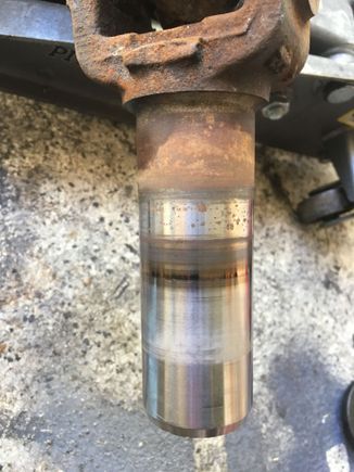 Rear output shaft yoke from TC