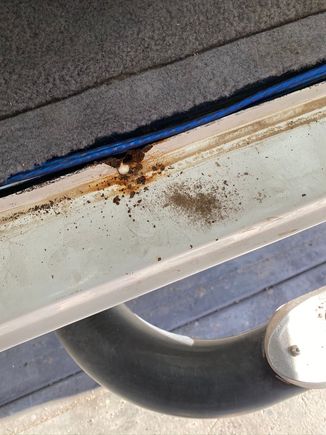 Found some rust in a couple of the usual spots