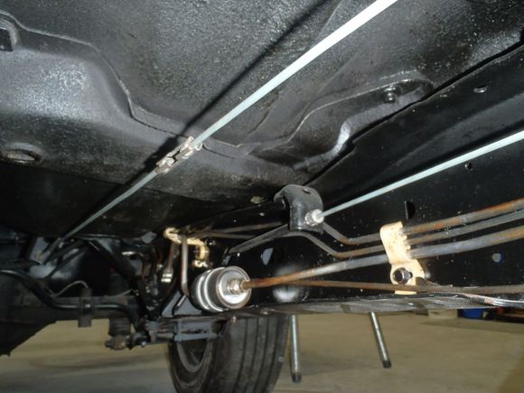 Looking forward showing right, left and extension cable.