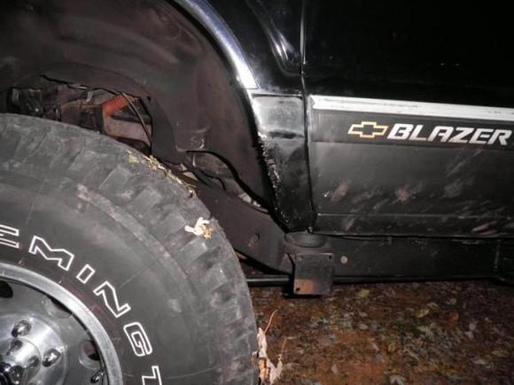 cut fenders and welded fillers i
