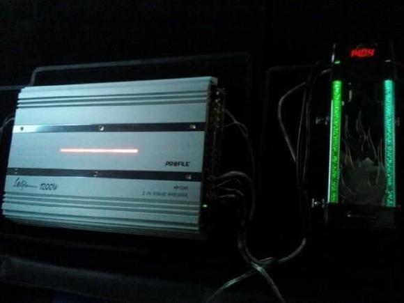 Profile amp and Kole Audio cap.