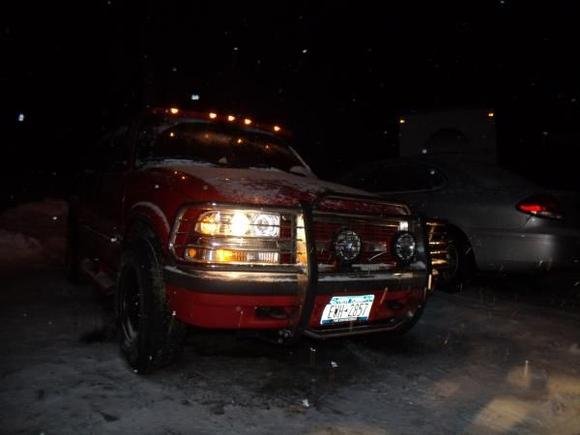 Another angle of wheels and lights.