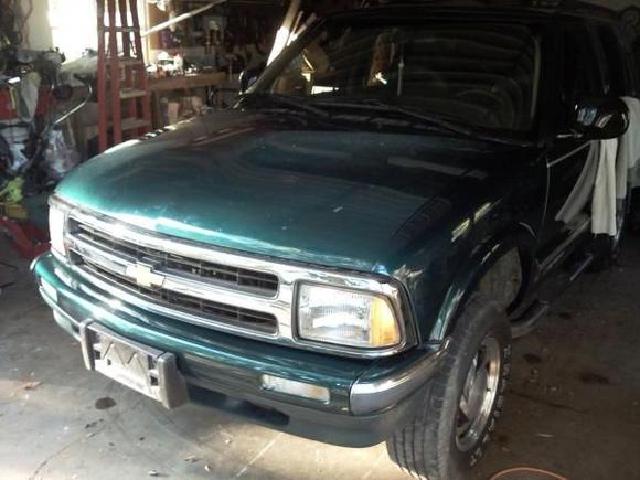 new bumper and fender installed