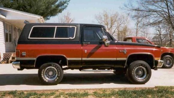 My black red blazer 1987 K-5