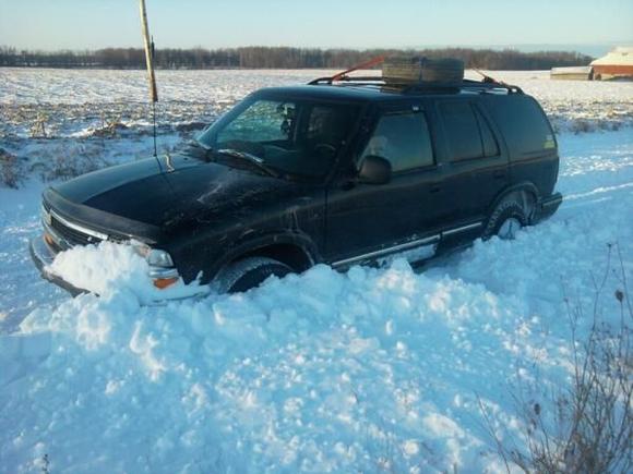 Oh you know, just plowin a lil snow