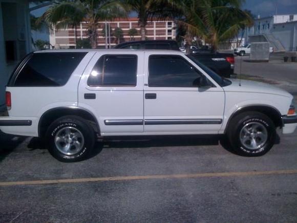 After roof rack removal.