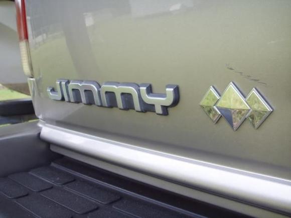 SSL11024 diamond badge on lift gate