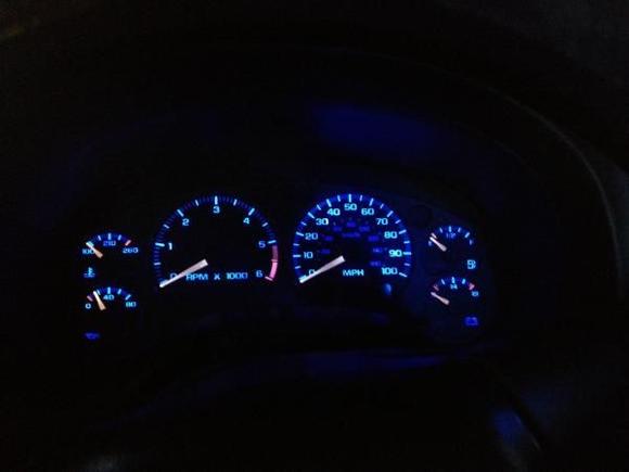 LED dash swap
