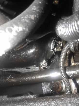 blown oil pan