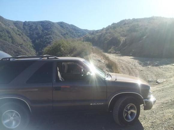 Silverado Canyon Trail Driving.