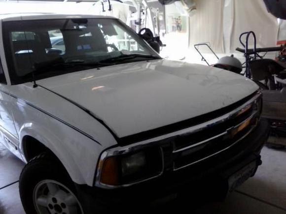 BONE STOCK 1995 BLAZER, PROJECT STARTED FROM THIS VERY LOW GRANPAS LOOKING BLAZER