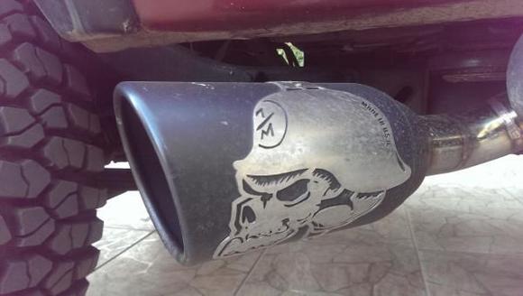 5" Gibson Metal Mulisha Exhaust Tip