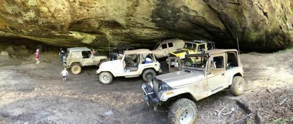 Wheeling with the Jeep Club.