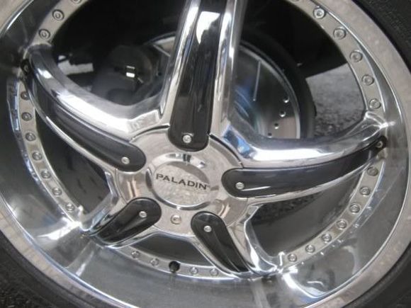 My 20" RIMs with Cross drilled and slotted rotors all the way around
