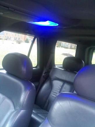 All interior lights now blue leds.