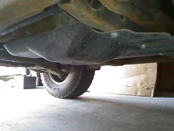 transfer case skid plate