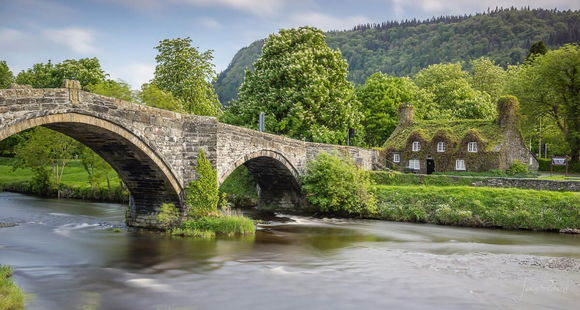 Her ashes will be scattered from this bridge - Pont Fawr, Llanrwst