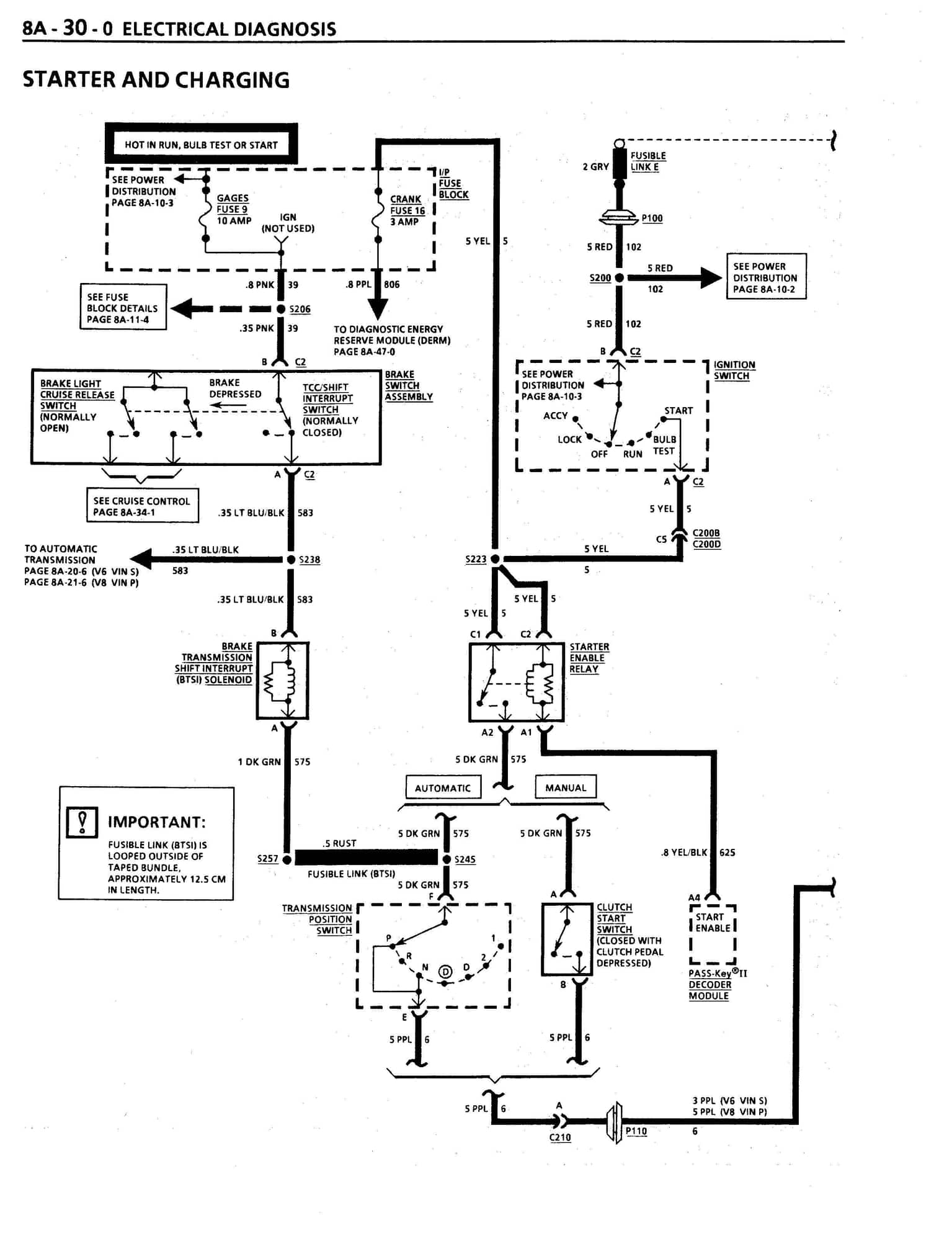 1972 Camaro Starter Wiring Diagram