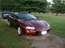 My first Camaro.  02 3800 V6/A4.  Burgundy w/ gray cloth.  T-tops.  Sold it in 2008.