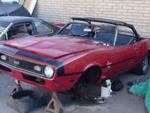 1968 SS convertible tear down