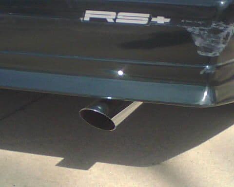 The new exhaust