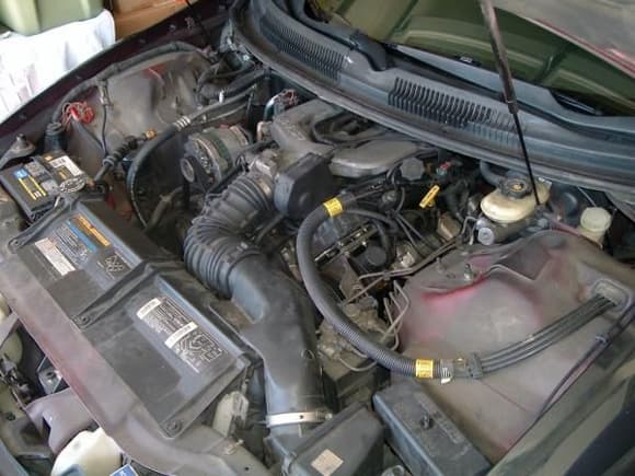 View 3 of 3 of my Camaro's engine bay.  It's got a 3.4L V6 engine.