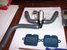 Pair valve removed and block off plates