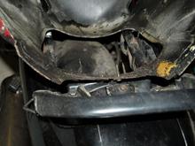 PO must of been a carpenter? Spot the wood screws!