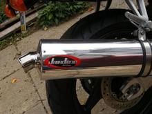 Slip on exhaust