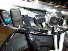 Closeup of R side of F4 subframe - Electrical components mounting locations.
