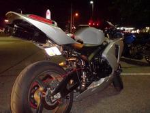 600RR from the rear