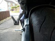 CBR600 F2 with 180 tyre pic 5