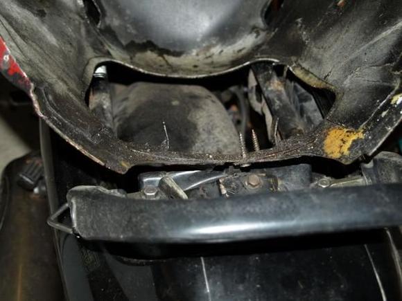 PO must of been a carpenter? Spot the wood screws!