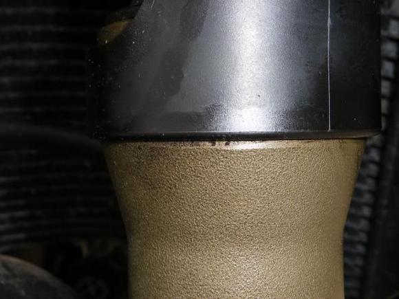Leaking left fork