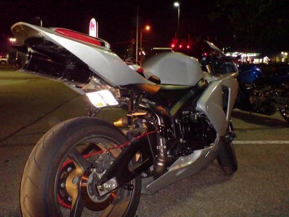 600RR from the rear