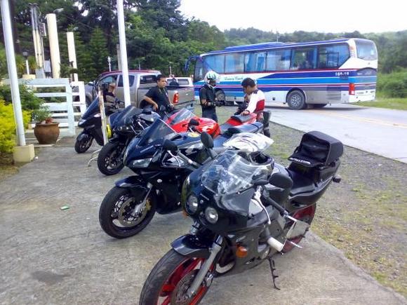 with some higher displacement riding buddies