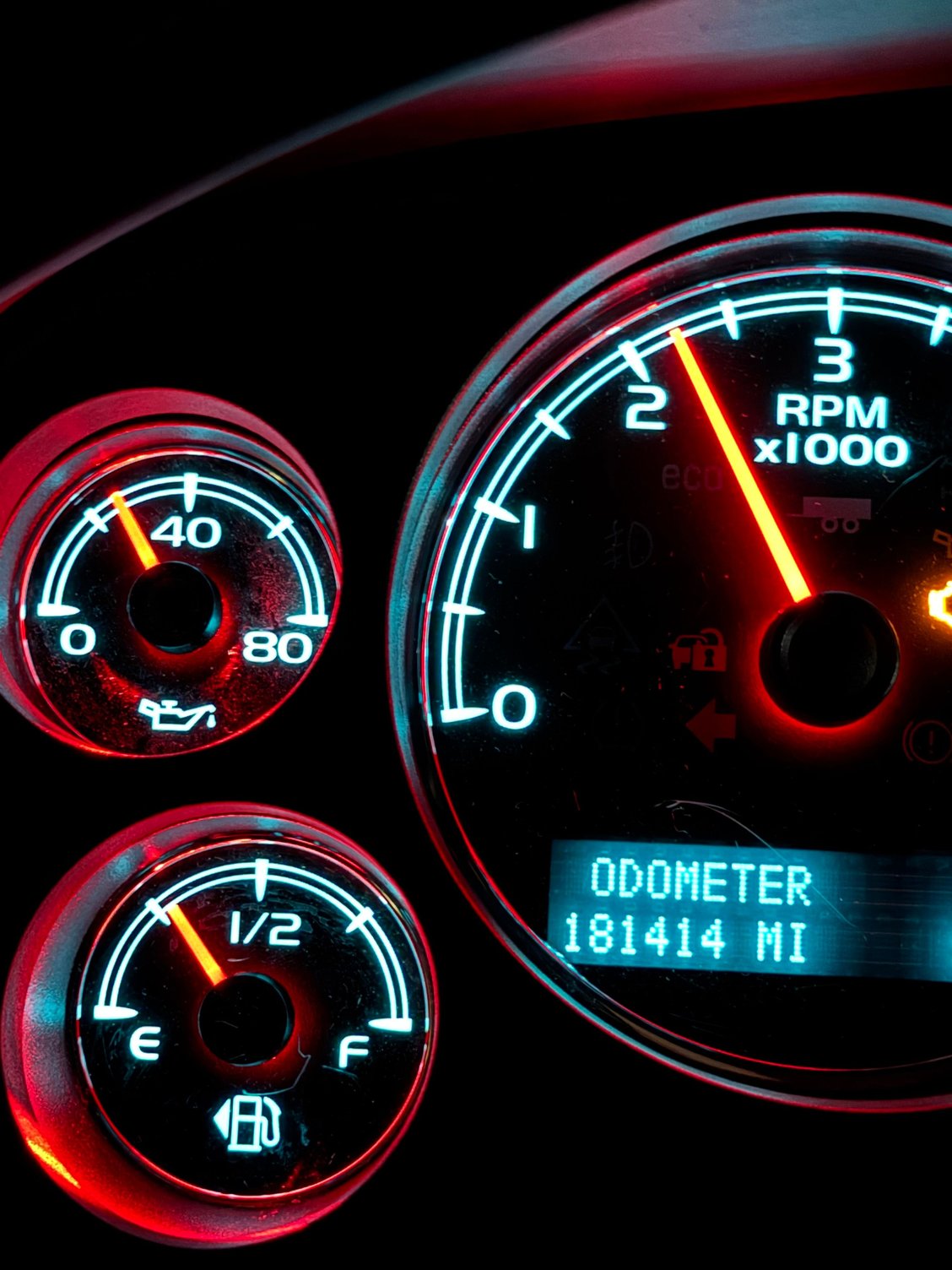 at about 2300 rpm